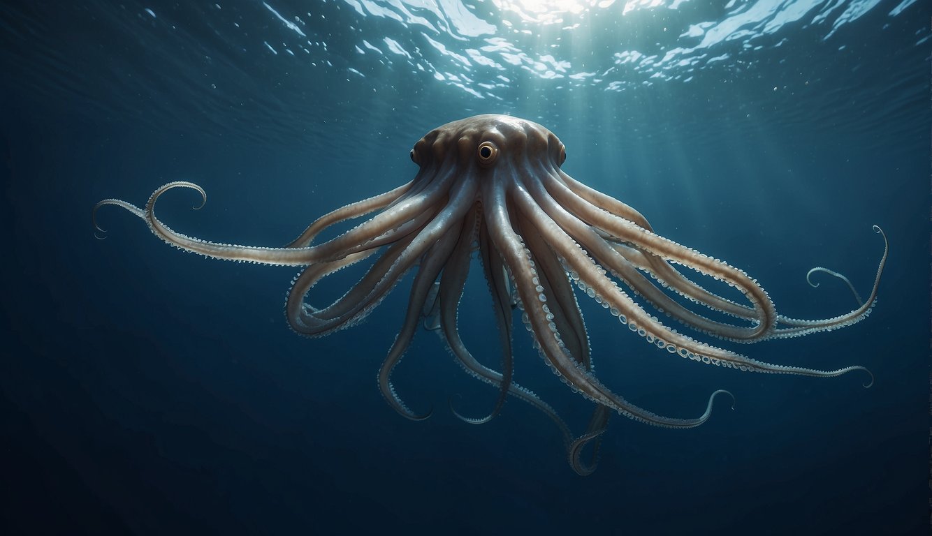 Giant Squid: Mysterious Denizen of the Deep Ocean